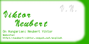 viktor neubert business card